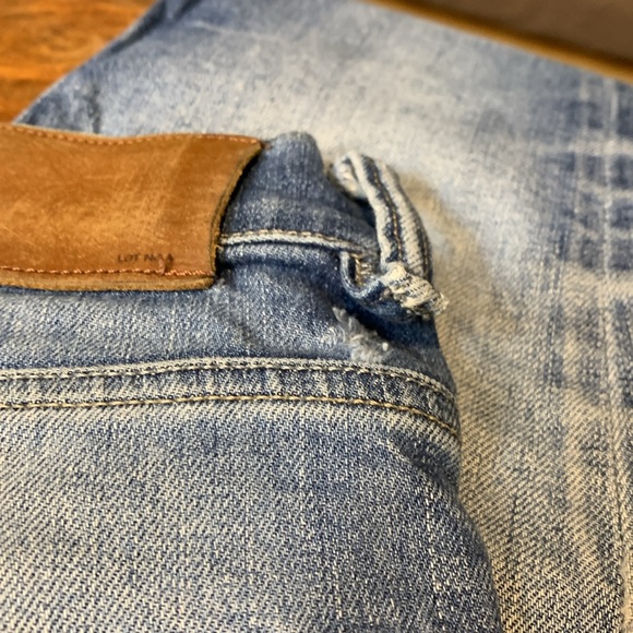 Vintage All Saints Cigarette True Blue Faded Slim Denim 30W/32L - Picture 12 of 15